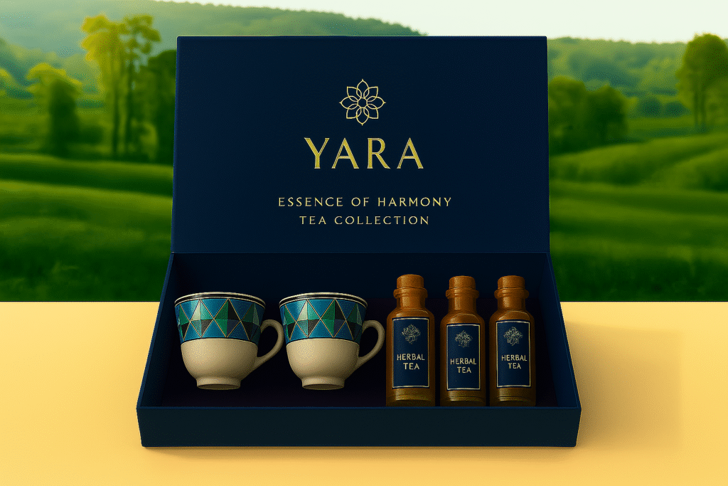 20250905 0416 tea collection display remix 01k4bn9a18ff4t5fye0h0ntrr3